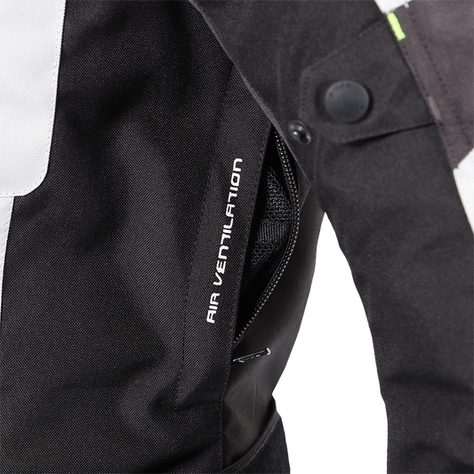 Geaca textil BUSE Breno PRO negru/galben - MotoRR