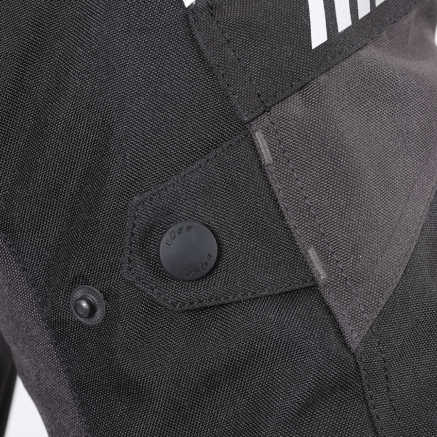 Geaca textil BUSE Breno PRO negru/galben - MotoRR