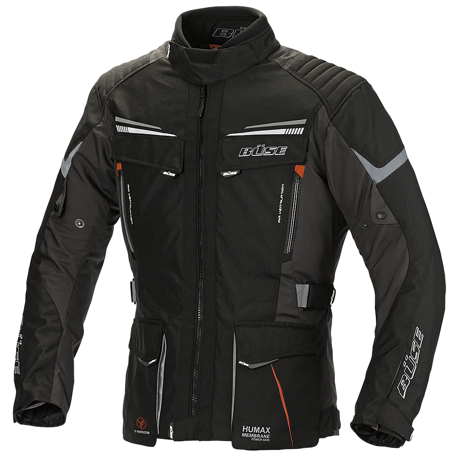 Geaca textil BUSE Lago PRO negru - MotoRR