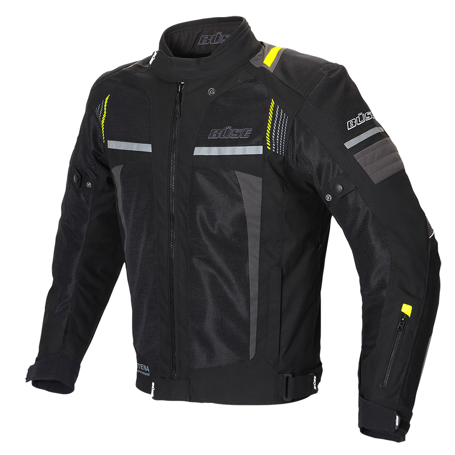 Geaca textil BUSE Livorno negru - MotoRR