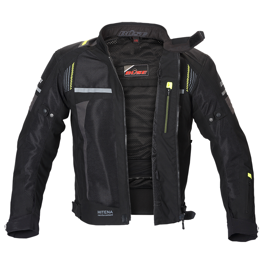 Geaca textil BUSE Livorno negru - MotoRR