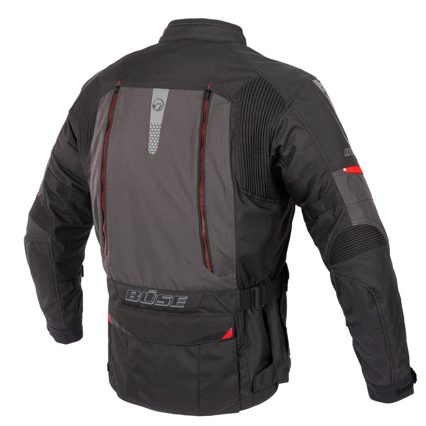 Geaca textil BUSE Monterey negru/gri - MotoRR