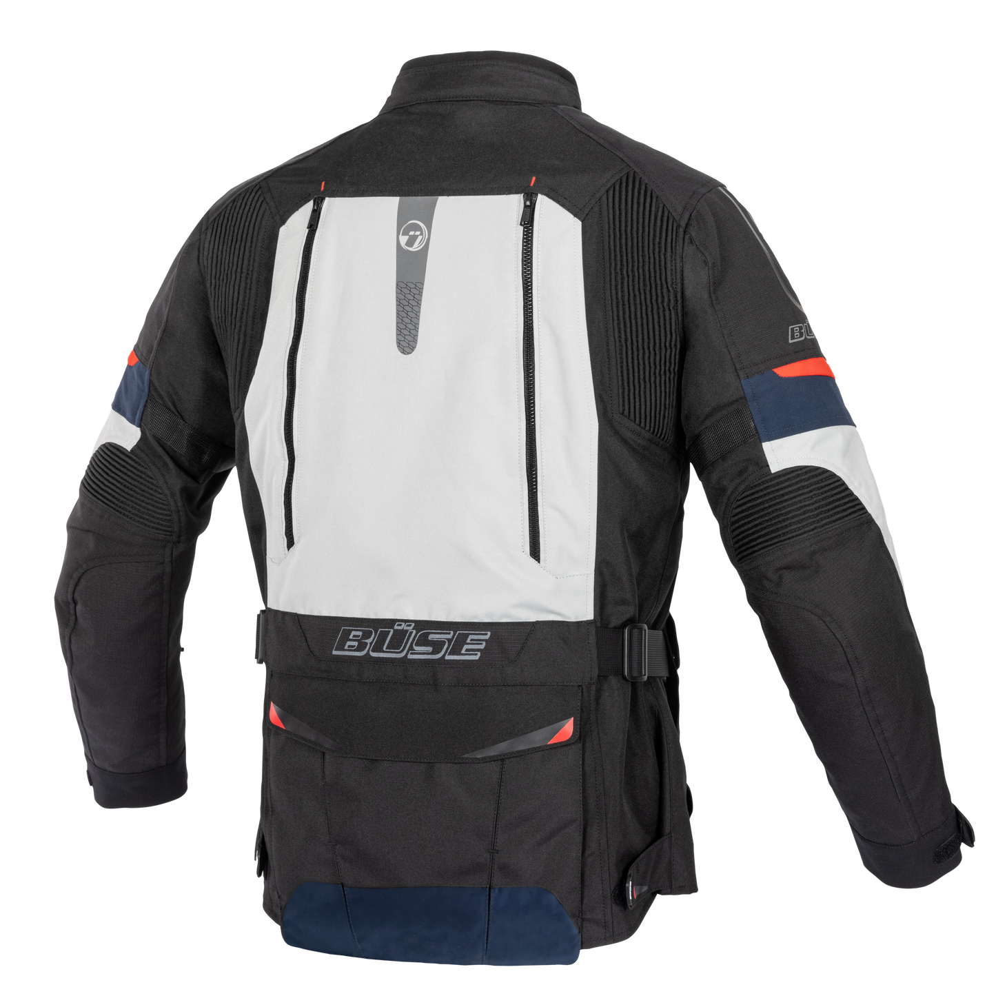 Geaca textil BUSE Monterey gri deschis - MotoRR