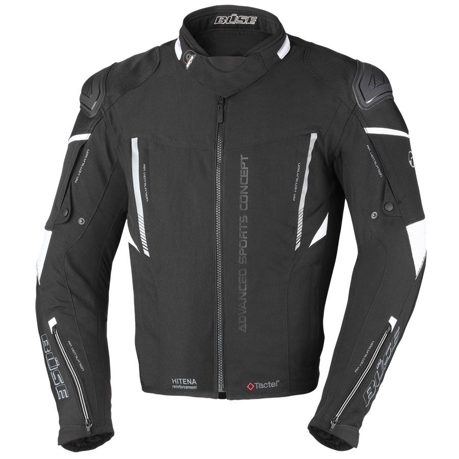 Geaca textil sport BUSE Rocca negru - MotoRR