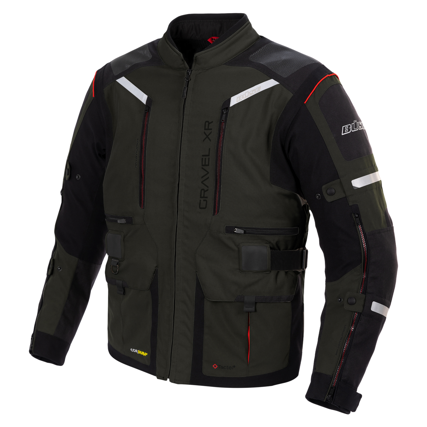 Geaca textil BUSE Gravel XR gri ardezie