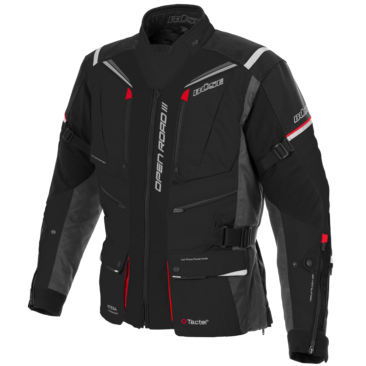 Geaca textil BUSE Open Road III negru - MotoRR