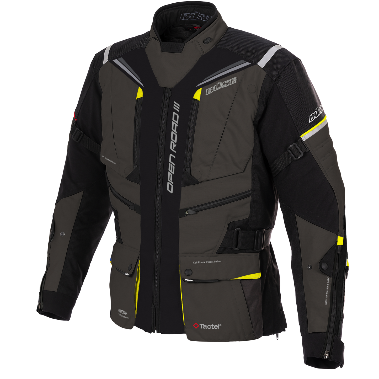 Geaca textil BUSE Open Road III gri - MotoRR
