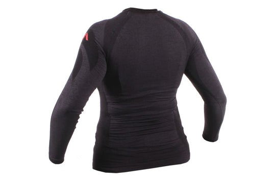 Bluza termoactiva femei Adrenaline Merino Wool negru - MotoRR
