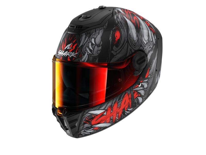 Casca integrala Shark Spartan RS Shaytan Mat negru / rosu - MotoRR