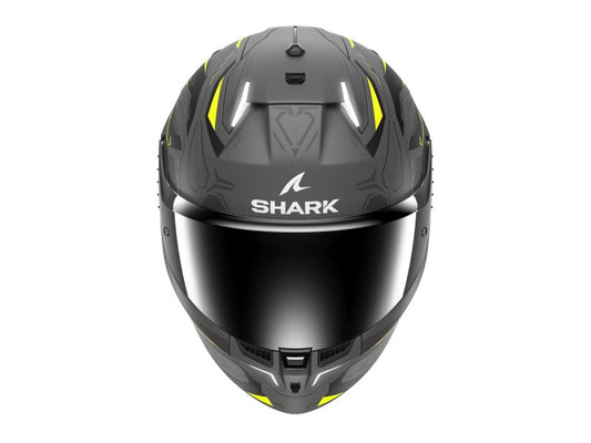 Casca integrala cu LED Shark Skwal i3 LINIK negru / gri / galben - MotoRR