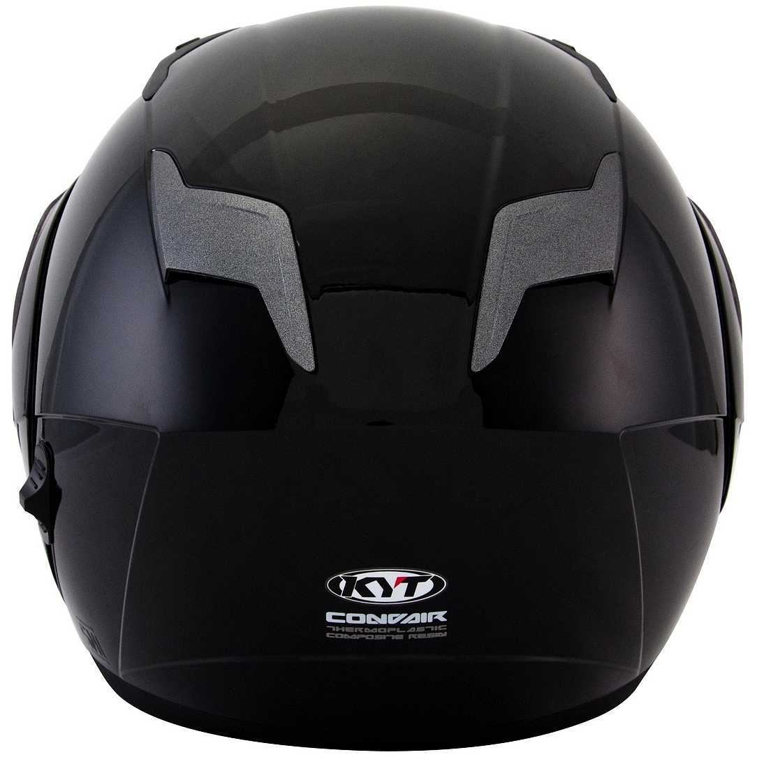 Casca Flip-Up KYT Convair Plain negru - MotoRR