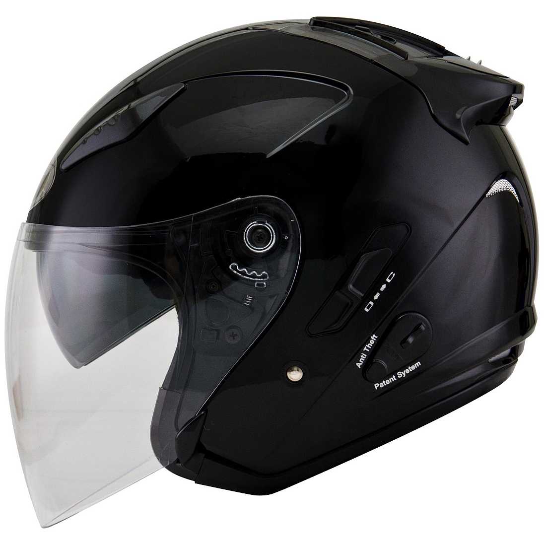 Casca Open Face KYT Hellcat negru - MotoRR