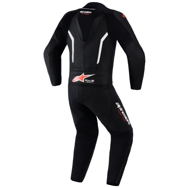 Combinezon 2 piese Alpinestars GP Force V2 alb/negru/rosu - MotoRR