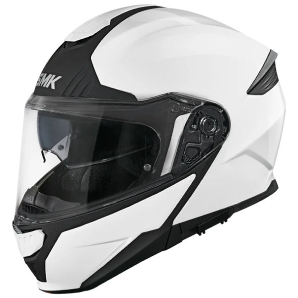 Casca Flip-Up SMK Gullwing alb