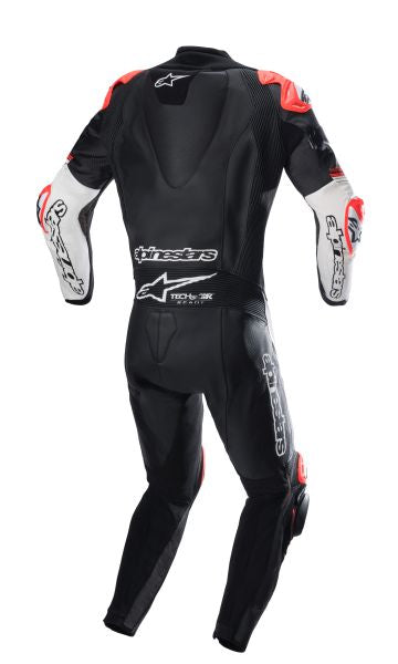 Combinezon piele 1 piesa Alpinestars GP Tech V4 negru / alb - MotoRR