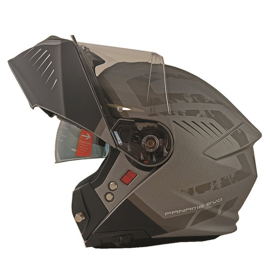 Casca Flip-Up Roxar Paname EVO Edge Dark negru/gri - MotoRR