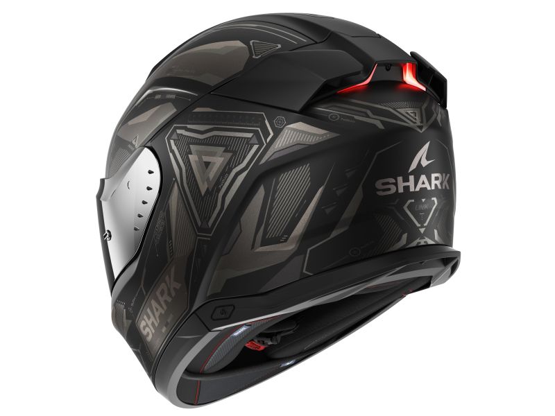 Casca integrala cu LED Shark Skwal i3 LINIK Mat negru / gri - MotoRR