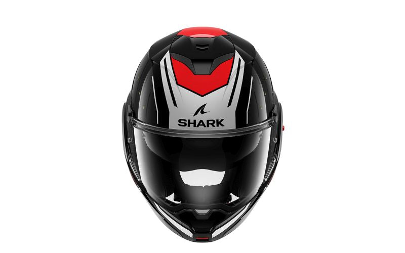 Casca Flip-Back Shark Oxo Rydger negru / rosu / alb - MotoRR