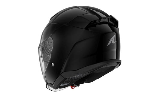 Casca Open-Face Skwal Jet Blank negru - MotoRR