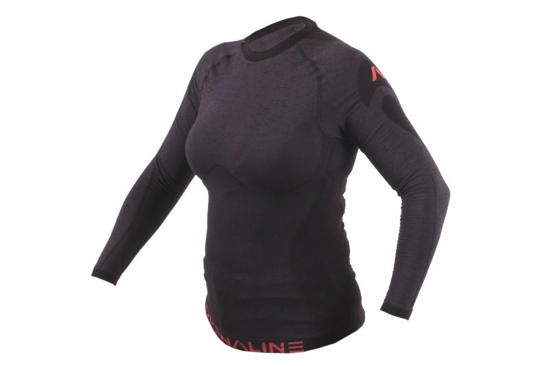 Bluza termoactiva femei Adrenaline Merino Wool negru