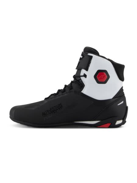 Ghete touring Alpinestars Faster-4 negru/rosu/alb - MotoRR