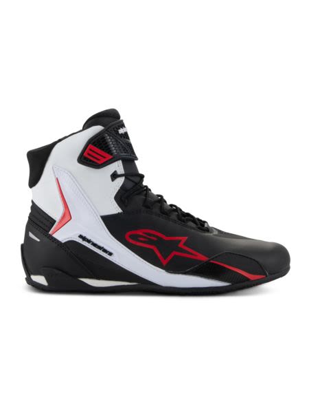Ghete touring Alpinestars Faster-4 negru/rosu/alb - MotoRR
