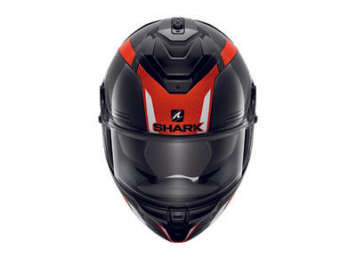 Casca integrala Shark Spartan GT Carbon Tracker alb / gri / negru / portocaliu Pinlock ready - MotoRR