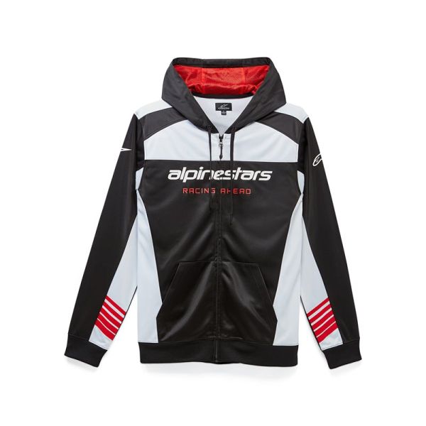 Bluza cu fermoar Alpinestars Sessions 2 negru-alb - MotoRR