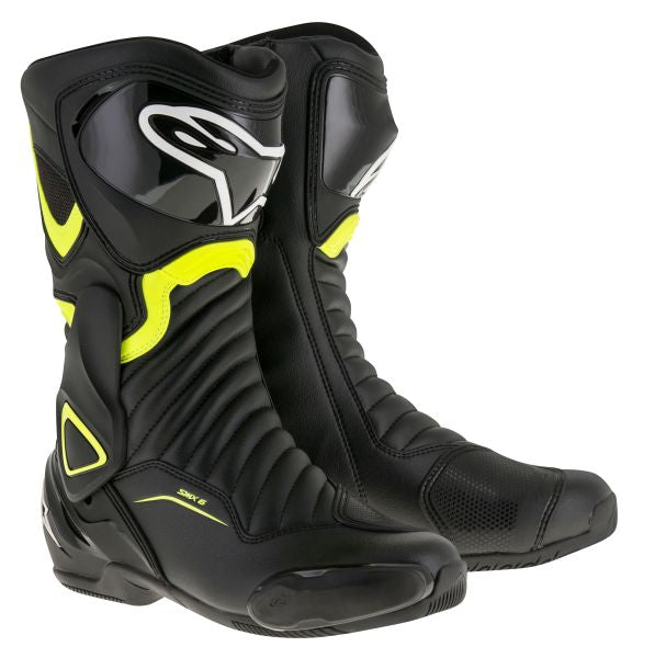 Ghete sport Alpinestars SMX-6 V2 negru / galben - MotoRR