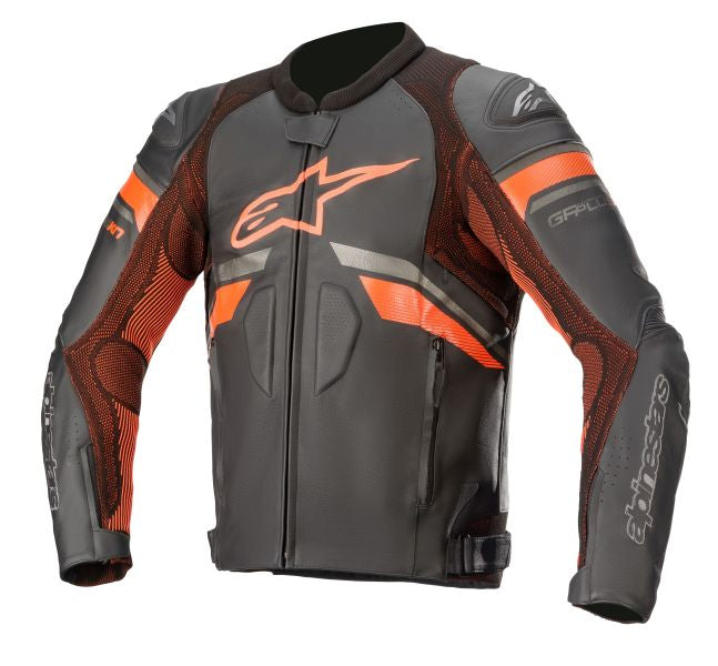 Geaca de piele Alpinestars GP Plus R V3 Rideknit negru / rosu - MotoRR