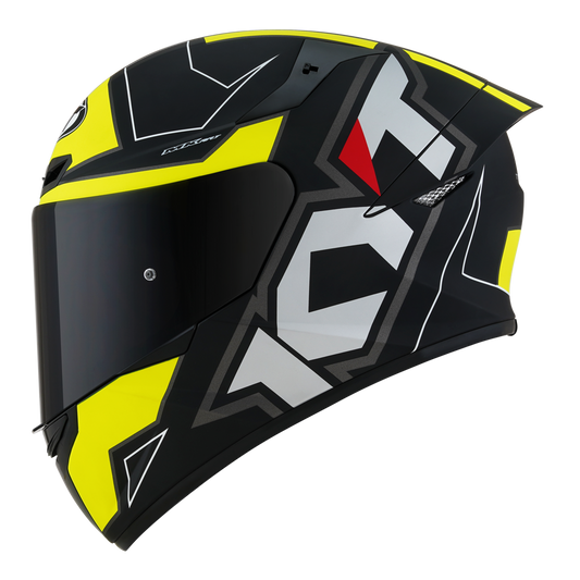 Casca integrala KYT TT-Course Electron negru mat/galben - MotoRR