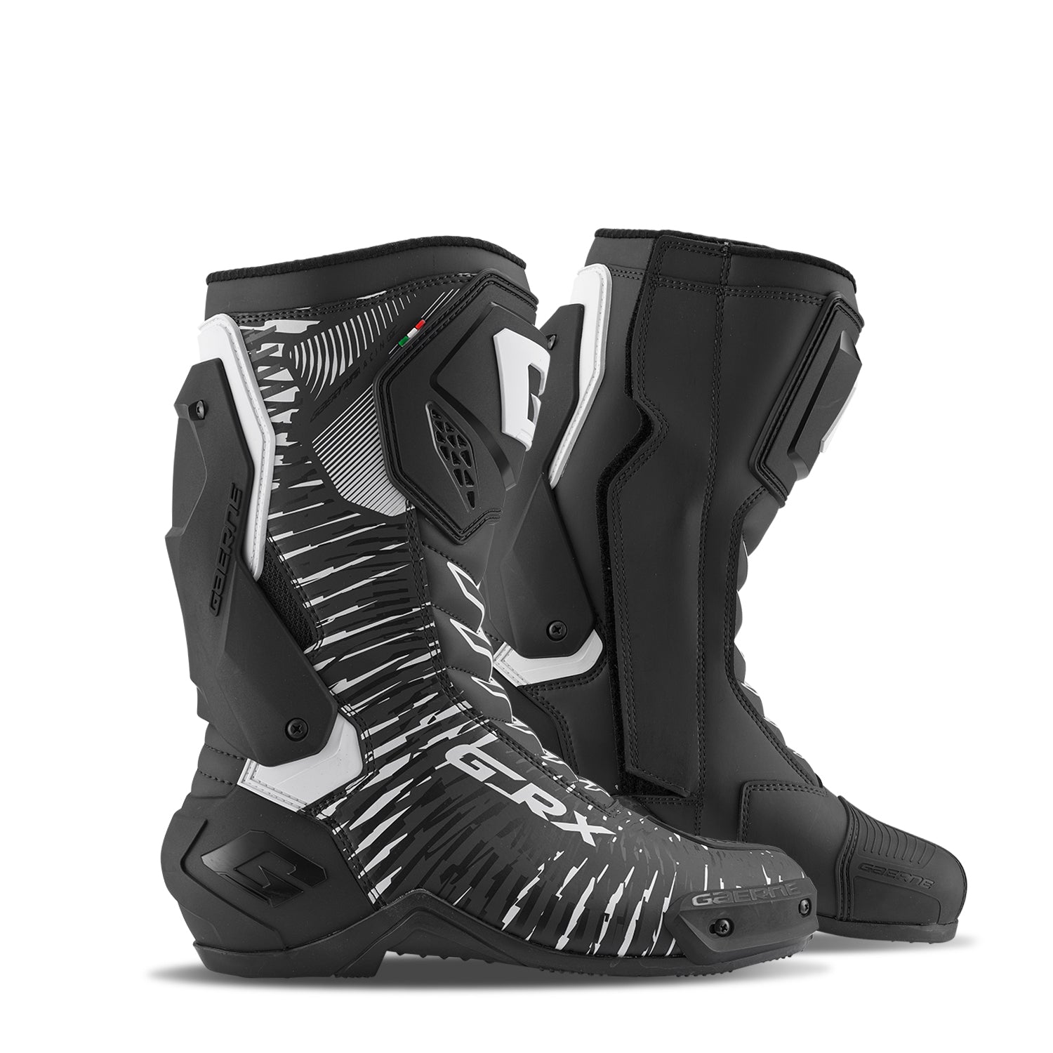 Ghete sport Gaerne G_RX negru/alb - MotoRR