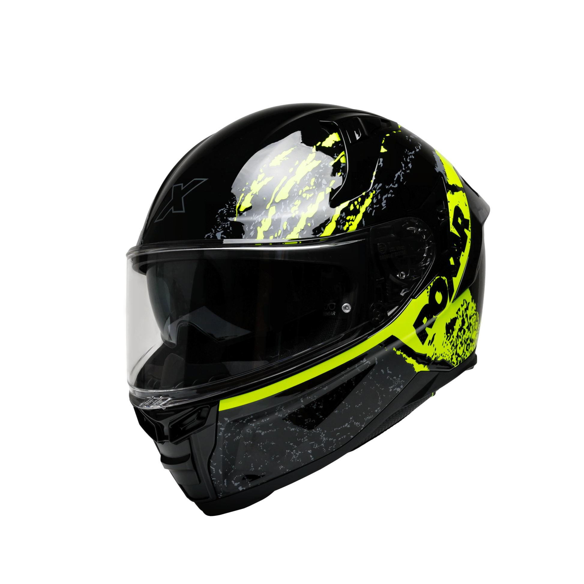 Casca integrala Roxar Bayamo EVO Toxic negru/fluo - MotoRR