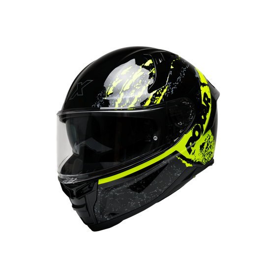 Casca integrala Roxar Bayamo EVO Toxic negru/fluo - MotoRR