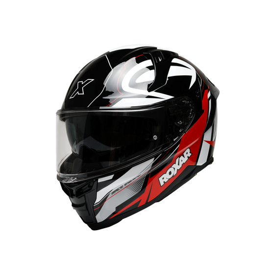 Casca integrala Roxar Bayamo EVO Race negru/alb/rosu - MotoRR