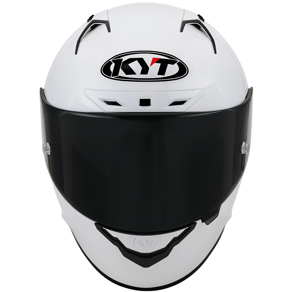 Casca integrala KYT NZ Race Plain alb - MotoRR