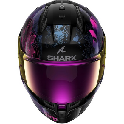 Casca integrala Shark D-Skwal 3 Lady Mayfer negru / albastru / roz Pinlock ready - MotoRR