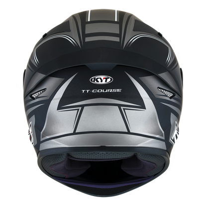 Casca integrala KYT TT-Course Tourist gri/negru - MotoRR