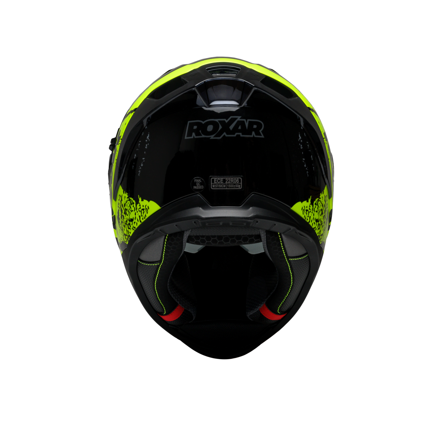 Casca integrala Roxar Bayamo EVO Toxic negru/fluo - MotoRR