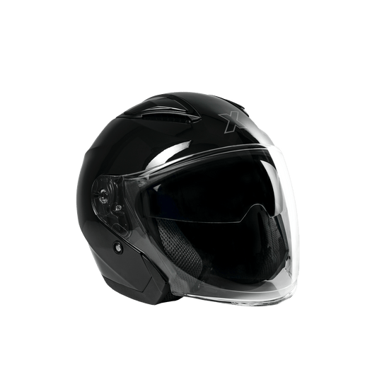 Casca Open-Face Roxar Orlando EVO Z-Line negru lucios - MotoRR