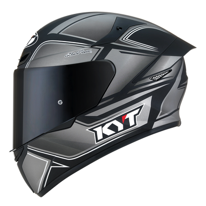 Casca integrala KYT TT-Course Tourist gri/negru - MotoRR