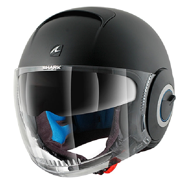 Casca Open-Face Shark Nano Blank negru mat - MotoRR