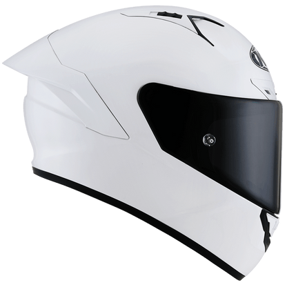 Casca integrala KYT NZ Race Plain alb - MotoRR