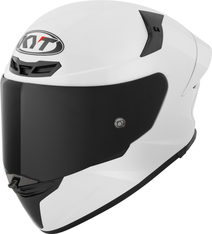 Casca integrala KYT TT-Revo Plain alb - MotoRR