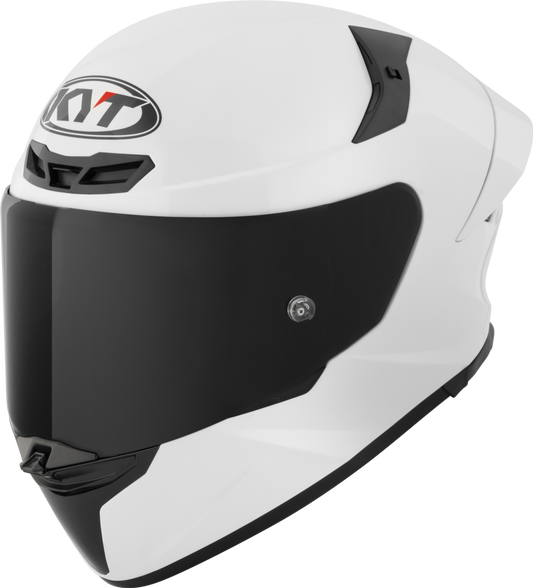 Casca integrala KYT TT-Revo Plain alb - MotoRR
