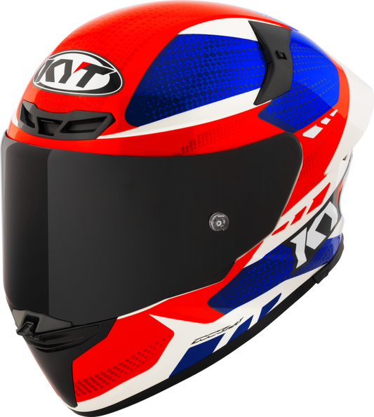 Casca integrala KYT TT-Revo Gear albastru/rosu - MotoRR