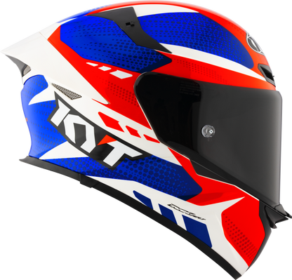 Casca integrala KYT TT-Revo Gear albastru/rosu - MotoRR
