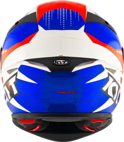 Casca integrala KYT TT-Revo Gear albastru/rosu - MotoRR
