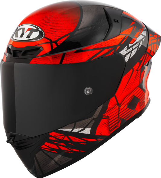Casca integrala KYT TT-Revo Combustion Matt rosu