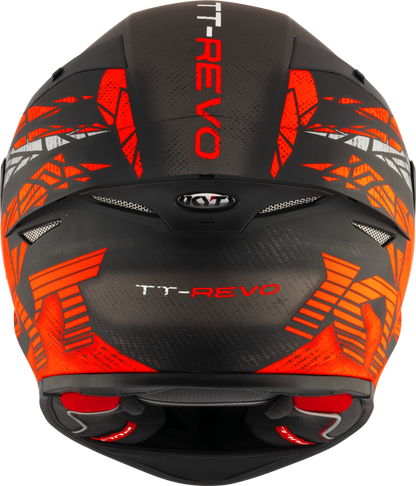 Casca integrala KYT TT-Revo Combustion Matt rosu - MotoRR